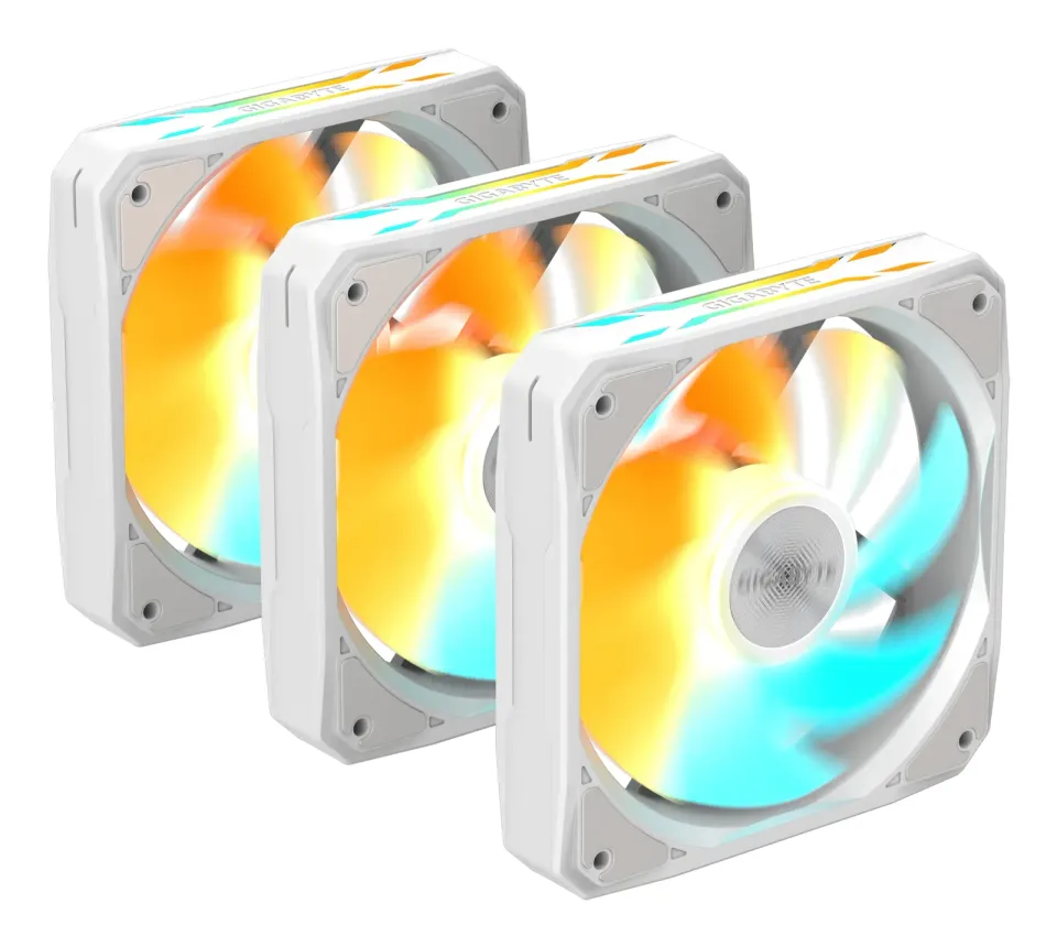 GIGABYTE ventilátor EZ CHAIN FAN 3-PACK, 3x120mm, bílá