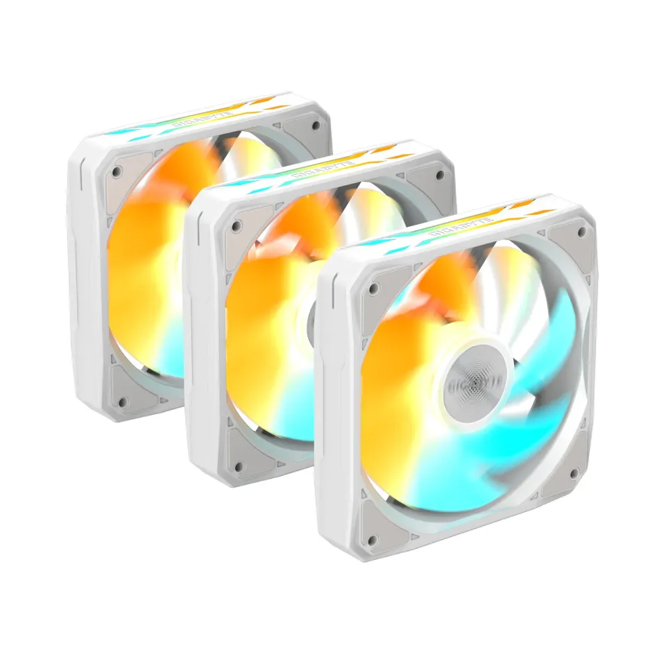 GIGABYTE ventilátor EZ CHAIN FAN 3-PACK, 3x120mm, bílá