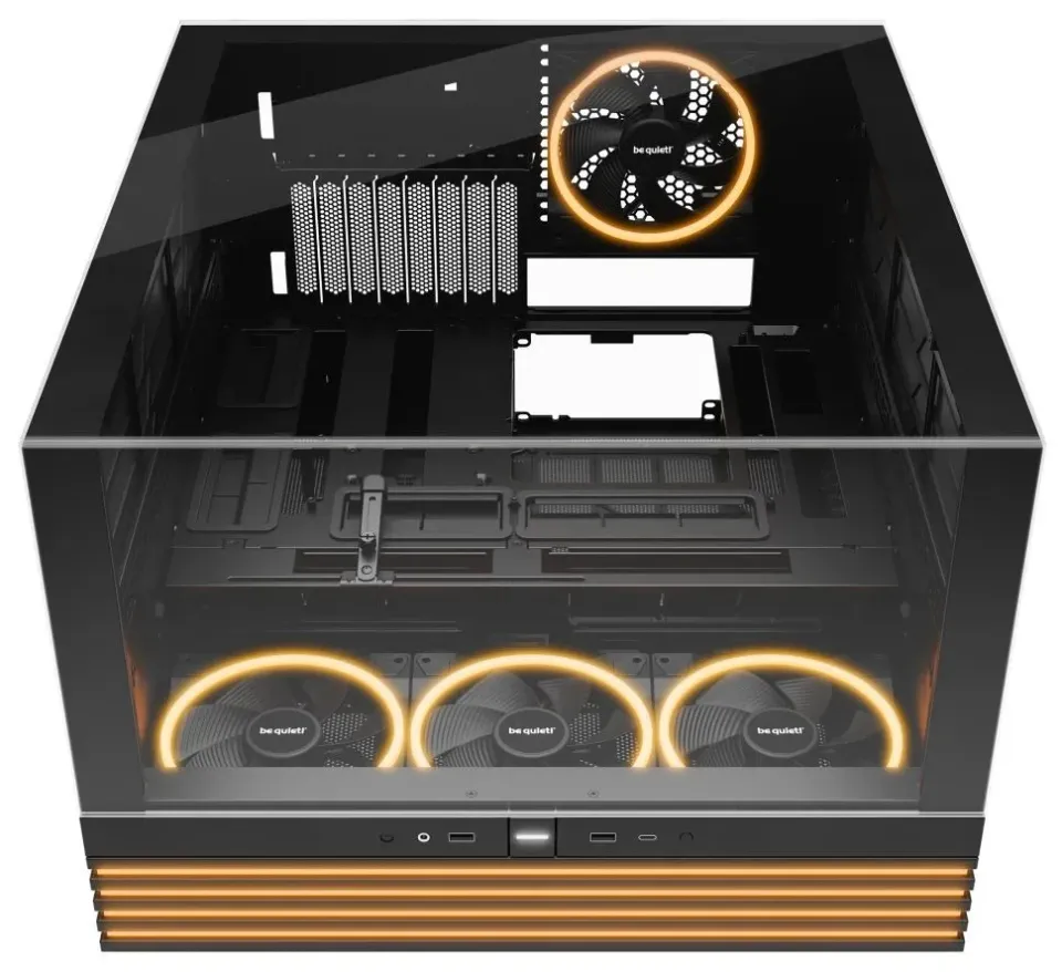 Be quiet! skříň LIGHT BASE 900FX / ATX / ARGB pásek / 4x140mm ARGB fan / 2xUSB 3.0 / USB-C / panoramatická / ...