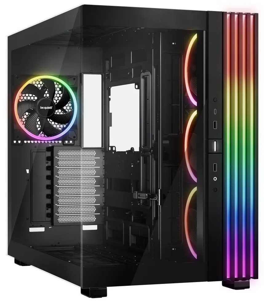Be quiet! skříň LIGHT BASE 900FX / ATX / ARGB pásek / 4x140mm ARGB fan / 2xUSB 3.0 / USB-C / panoramatická / ...