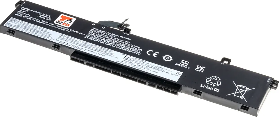 Baterie T6 Power pro Lenovo ThinkPad T15g, P15, P17 Gen 1, Gen 2, 8120mAh, 94Wh, 6cell, Li-pol