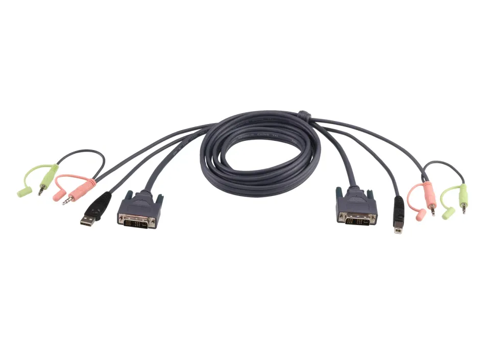 ATEN int.kabel pro KVM USB, DVI, audio, 5m pro CS1768, Dual Link