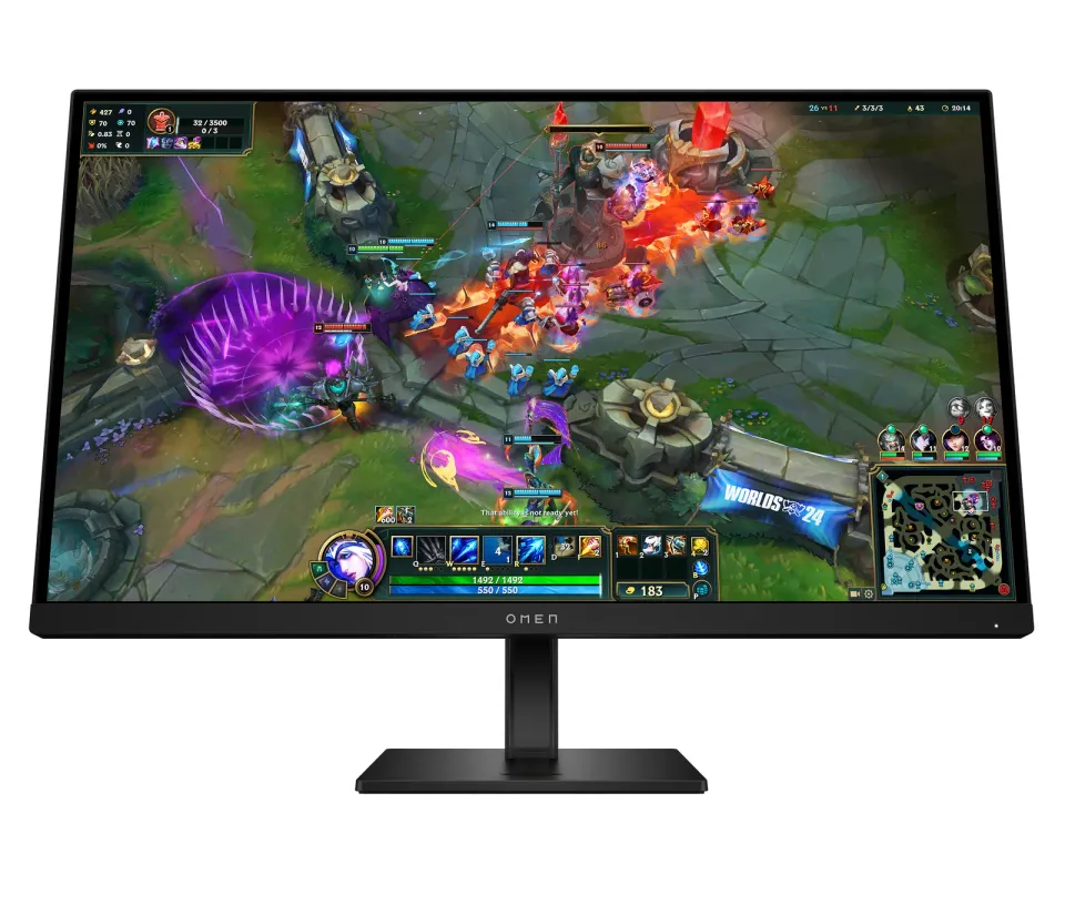 HP LCD HP OMEN 27qs G2 27" 2560x1440 QHD, IPS Black AG, AMD FreeSync, NVIDIA G-SYNC, 400nits, 280Hz, 2000:1, 1ms, 16:9, 2xHDMI 2.0, DP 1.4, USB, repro, Pivot, Výškově nastavitelný stojan