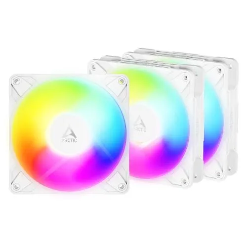 ARCTIC P12 Pro A-RGB Reverse Value pack (3 ks) ventilátor - 120mm, white