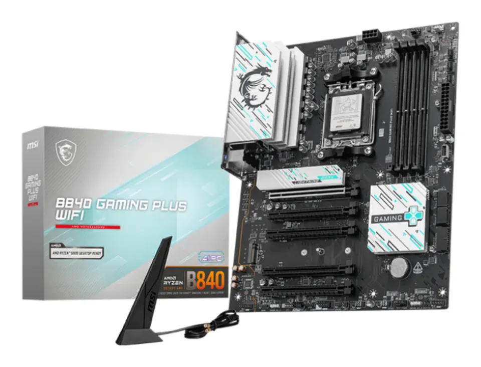 MSI B840 GAMING PLUS WIFI, AM5, AMD B840, 4x DDR5, ATX