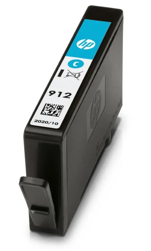 HP 3YL77AE náplň č.912 azurová cyan inkoustová kazeta (cca 315 stran) OfficeJet 8012e, 8013, 8022e, 8023