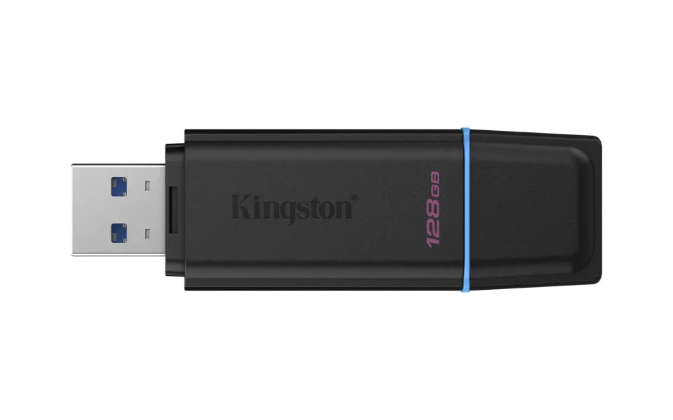KINGSTON 128GB Portable USB 3.2 Gen 1 DataTraveler Exodia Black/Blue GEN2