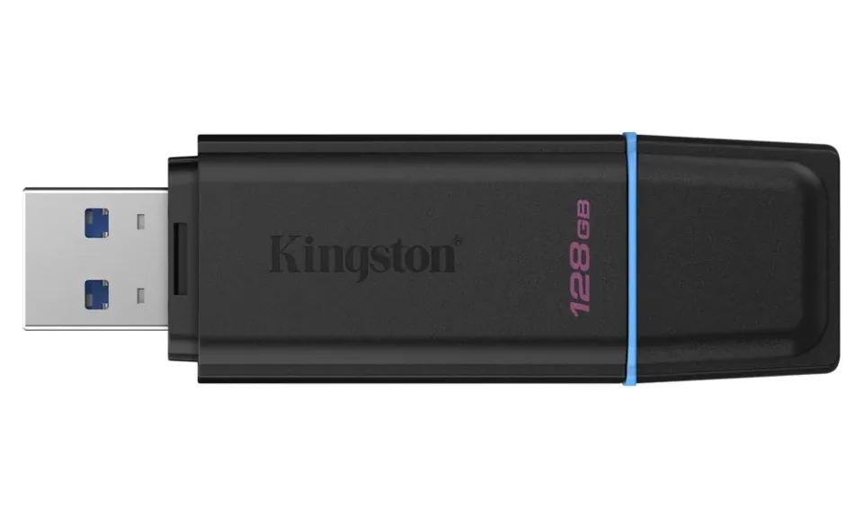 KINGSTON 128GB Portable USB 3.2 Gen 1 DataTraveler Exodia Black/Blue GEN2