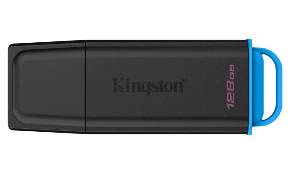 KINGSTON 128GB Portable USB 3.2 Gen 1 DataTraveler Exodia Black/Blue GEN2