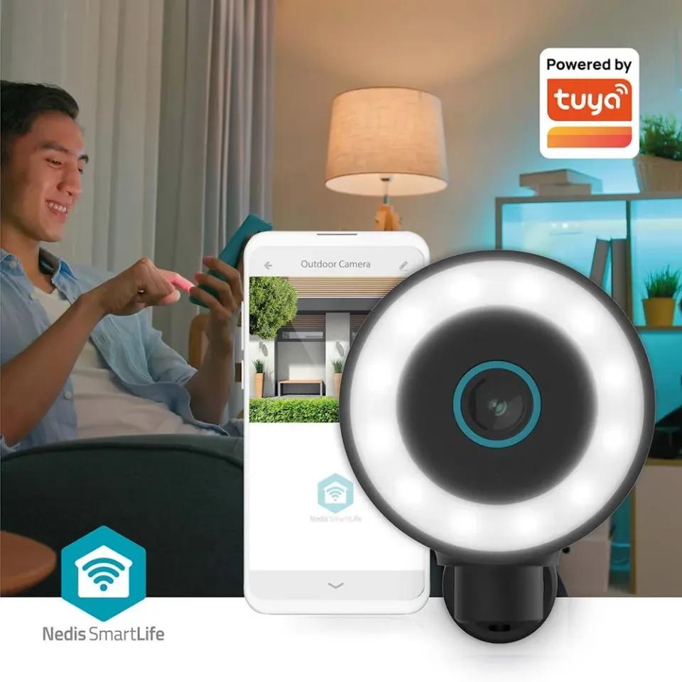 Nedis WIFICO41CBK - SmartLife Venkovní Kamera | Wi-Fi | 4K 3840x2160 | IP65 | Cl