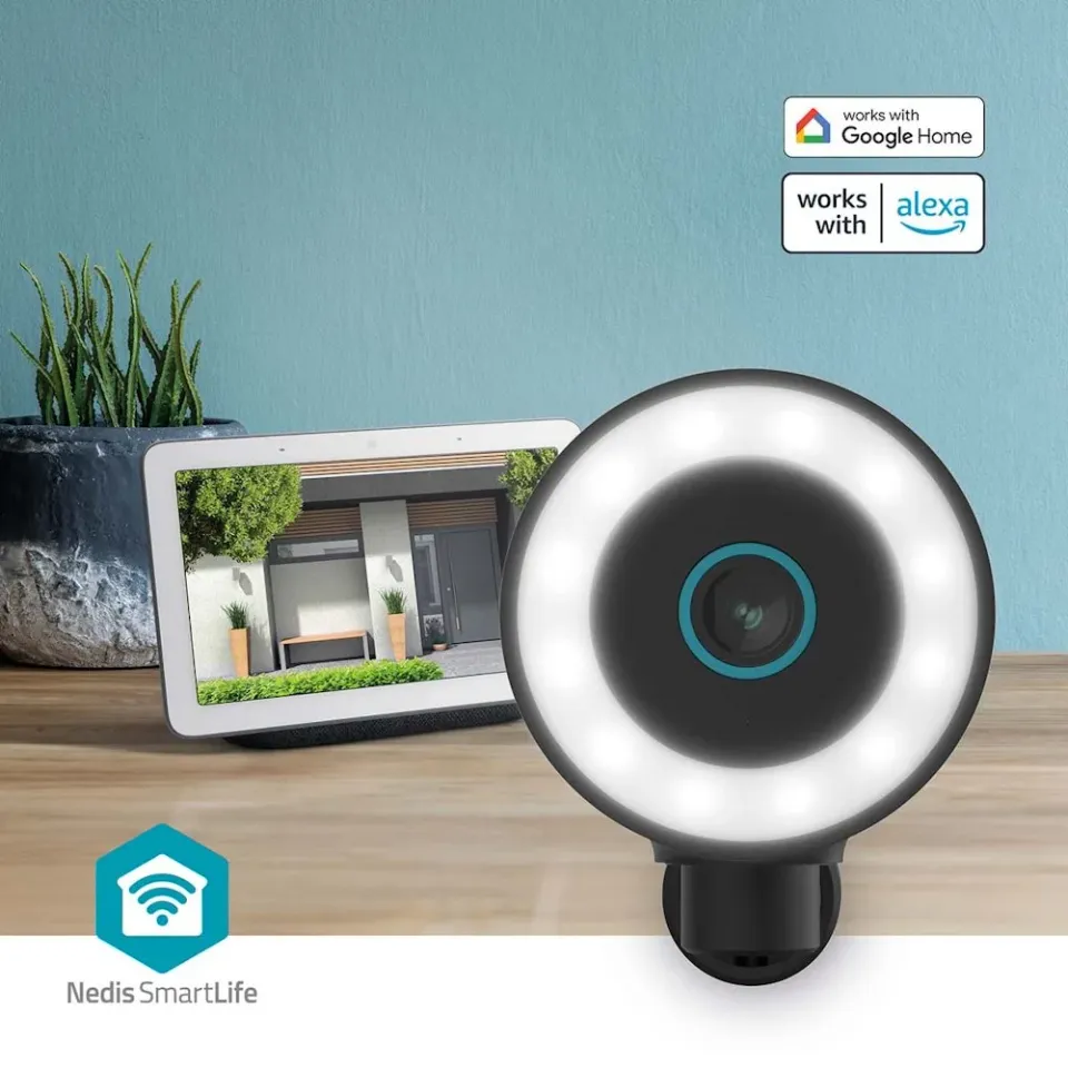 Nedis WIFICO41CBK - SmartLife Venkovní Kamera | Wi-Fi | 4K 3840x2160 | IP65 | Cl