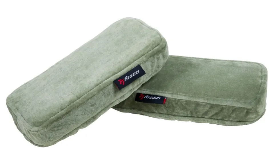 AROZZI Memory Foam Armrest Pads/ náhradní područky pro herní židle/ paměťová pěna/ mechově zelené