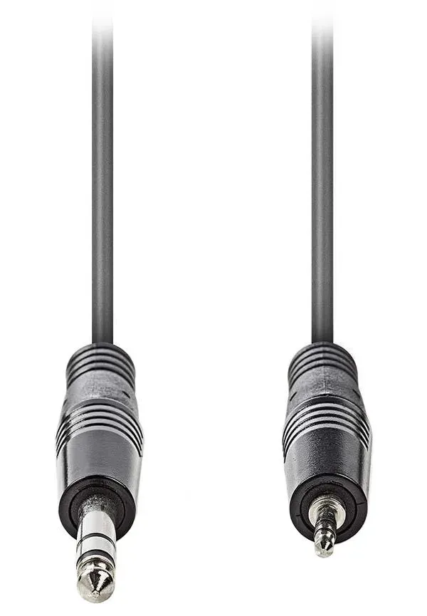 Nedis COTH23205GY30 - Stereofonní Audio Kabel | 6,35mm Zástrčka – 3,5mm Zástrčka