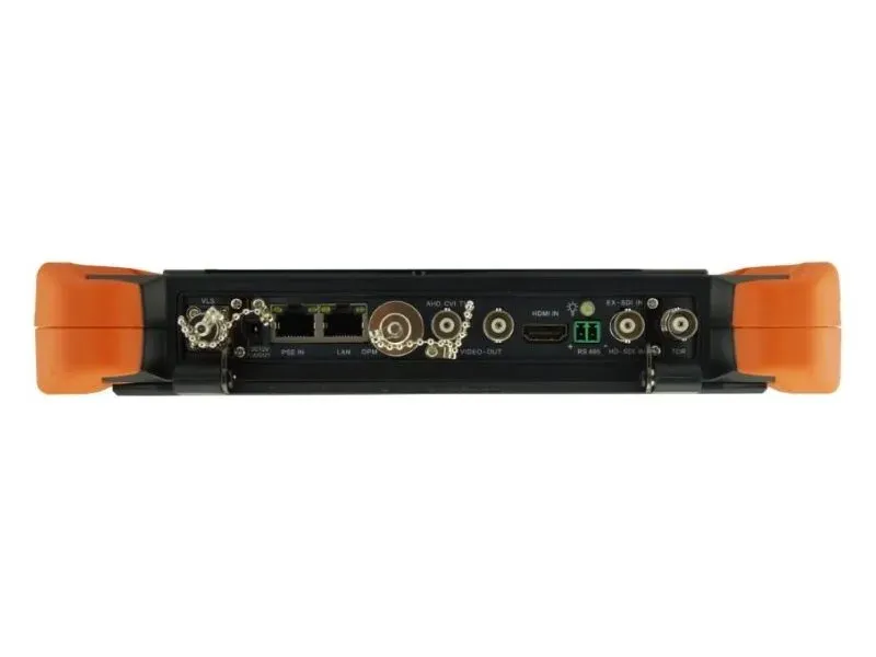 XtendLan Ruční tester IP/HDMI/SDI/CVBS/AHD/CVI/TVI do 8Mpix, 8" TFT retina 2k, opto měřič, TDR, 12V/3A+PoE out