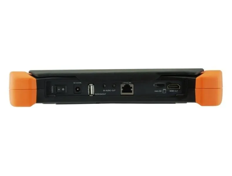 XtendLan Ruční tester IP/HDMI/SDI/CVBS/AHD/CVI/TVI do 8Mpix, 8" TFT retina 2k, opto měřič, TDR, 12V/3A+PoE out