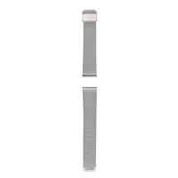 Garett univerzální řemínek 20 mm, stříbrný kovový, typ Mesh
