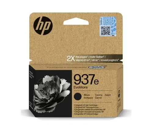 HP 4S6W9NE originální náplň černá č. 937e, cca 2500 stran