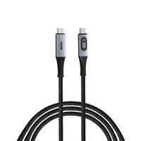 VERBATIM Kabel USB-C Sync & Charge, 100W, s displejem, 120cm