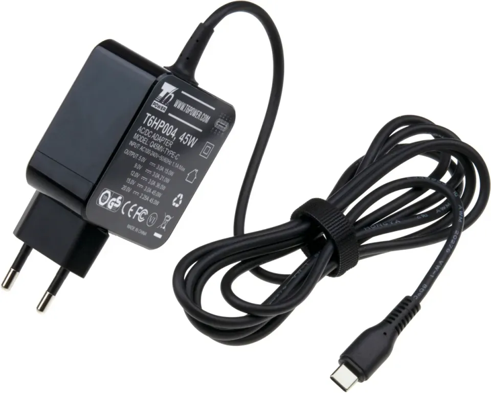 T6 Power univerzální adaptér k notebooku, 45W, USB-C