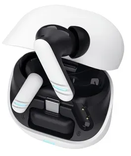 TRUST sluchátka GXT 409 Oxxie, špunty, Bluetooth, RF 2.4GHz, USB-C Přijímač, bílá
