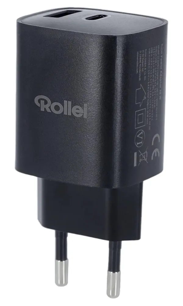 Rollei nabíjecí adapter/ 1x USB-C/ 1x USB-A/ 30 W