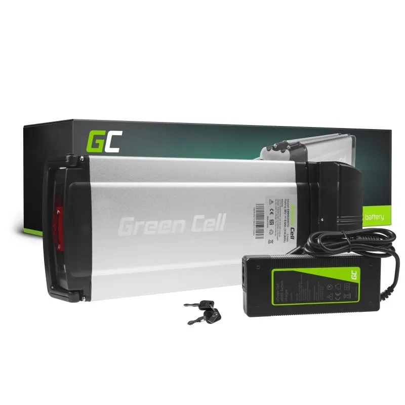 Green Cell Baterie pro elektrokolo 36V 8Ah 288Wh na Zadní nosič Ebike 4 Pin pro