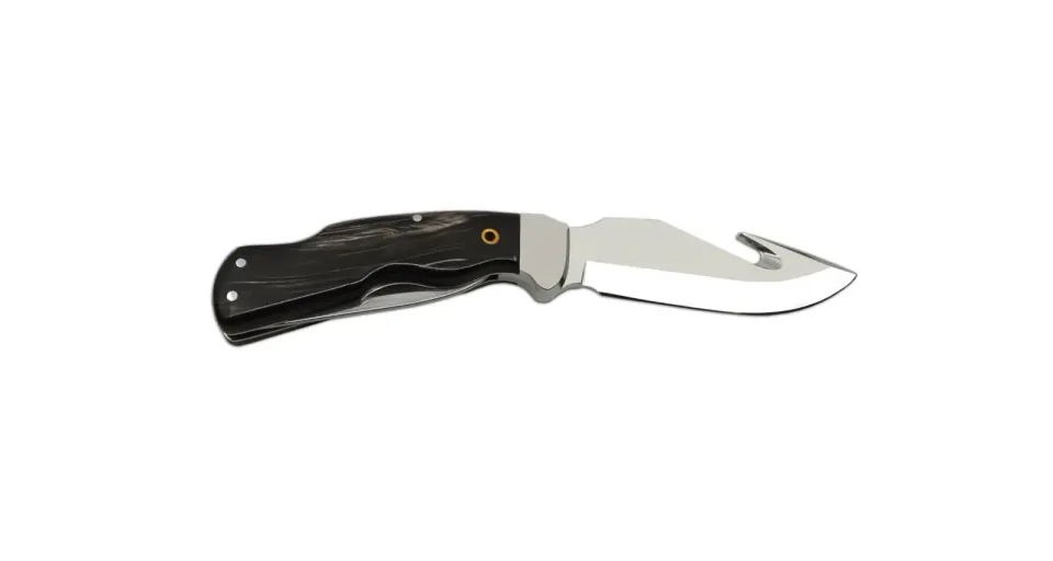 Lovecký nůž TAIGA 3dílný s pilkou a párákem materiál držadla - střenky buvolí roh
