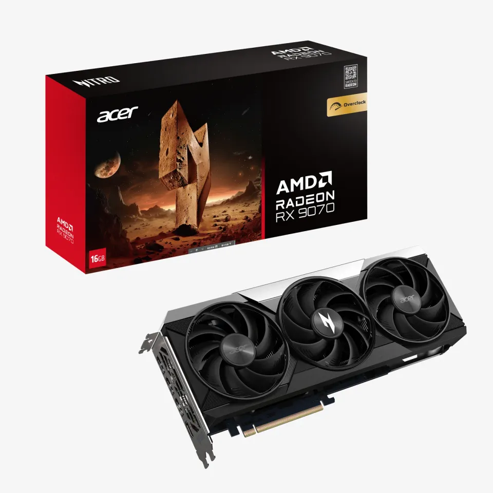 Acer Nitro Radeon RX 9070/OC/16GB/GDDR6