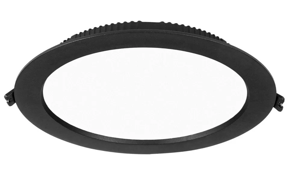IMMAX NEO DOWN SMART podhledové (stropní) svítidlo, 23cm, 36W, s podporou BEACON, CCT, stmívatelné, Wi-Fi, TUYA, černé
