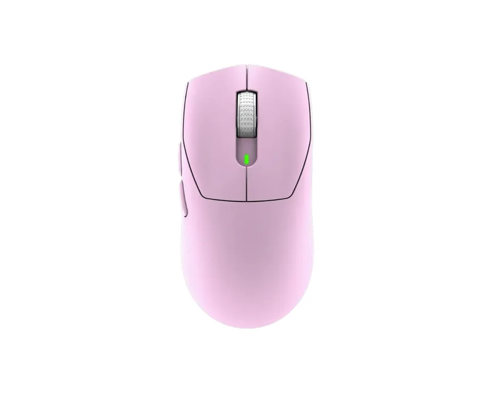 MSI herní myš FORGE GM340 Wireless Violet/ bezdrátová/ 12.000 dpi/ 2,4GHz/ BT5.2/ USB/ 6 tlačítek/ růžová