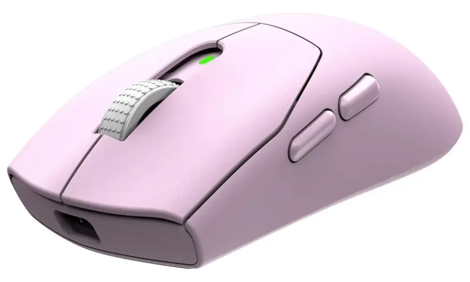 MSI herní myš FORGE GM340 Wireless Violet/ bezdrátová/ 12.000 dpi/ 2,4GHz/ BT5.2/ USB/ 6 tlačítek/ růžová