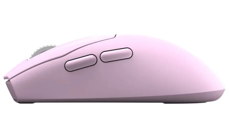 MSI herní myš FORGE GM340 Wireless Violet/ bezdrátová/ 12.000 dpi/ 2,4GHz/ BT5.2/ USB/ 6 tlačítek/ růžová