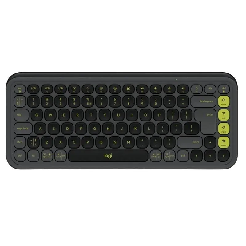 PROMO Pop Icon Keyboard bluetooth, Graph/green US