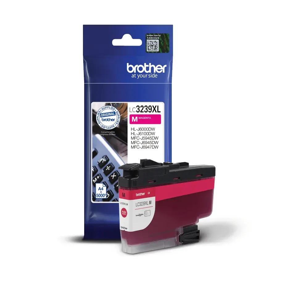 Brother LC-3239XLM (inkoust Magenta,5000 str.@ 5% draft)