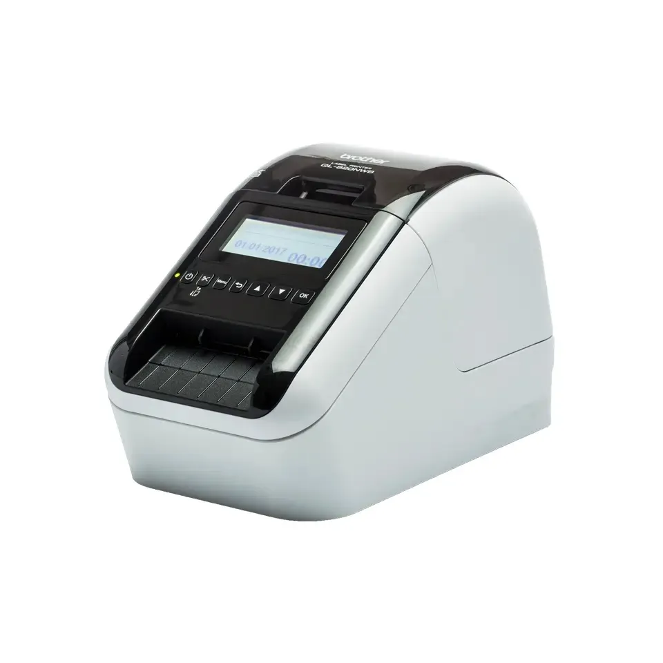 Brother QL-820NWBc – Etikettendrucker bis 62 mm, Schwarz-Rot-Druck, Display, 176 mm/s, USB, Ethernet, WLAN, Bluetooth