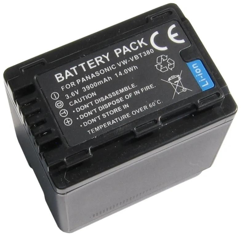 TRX baterie Panasonic VW-VBT380 - Li-Ion 3,6V 3900mAh