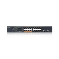 Zyxel XMG1915-18EP, 16-port 2.5GbE, 2 SFP+, 8 x PoE++ 180W  Smart Switch, hybird mode, standalone or NebulaFlex Cloud