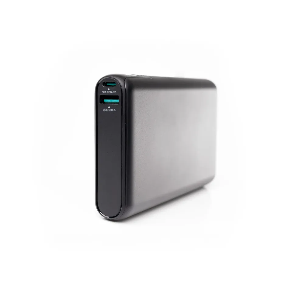 Platinet Powerbanka 30000 mAh 100W Power Delivery, 2xUSB-C, 1xUSB-A, černá