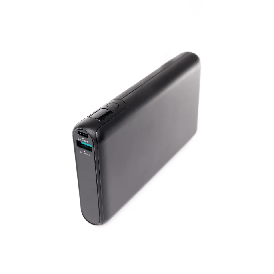 Platinet Powerbanka 30000 mAh 100W Power Delivery, 2xUSB-C, 1xUSB-A, černá