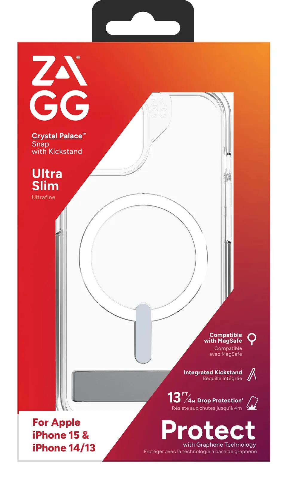 ZAGG kryt Crystal Palace Snap Kickstand iPhone 15/14/13