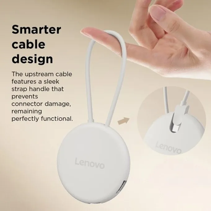 Lenovo Slim USB-C 3.2 Hub; 1x HDMI, 1x USB-A, 1x USB-C out, 1x USB-C in