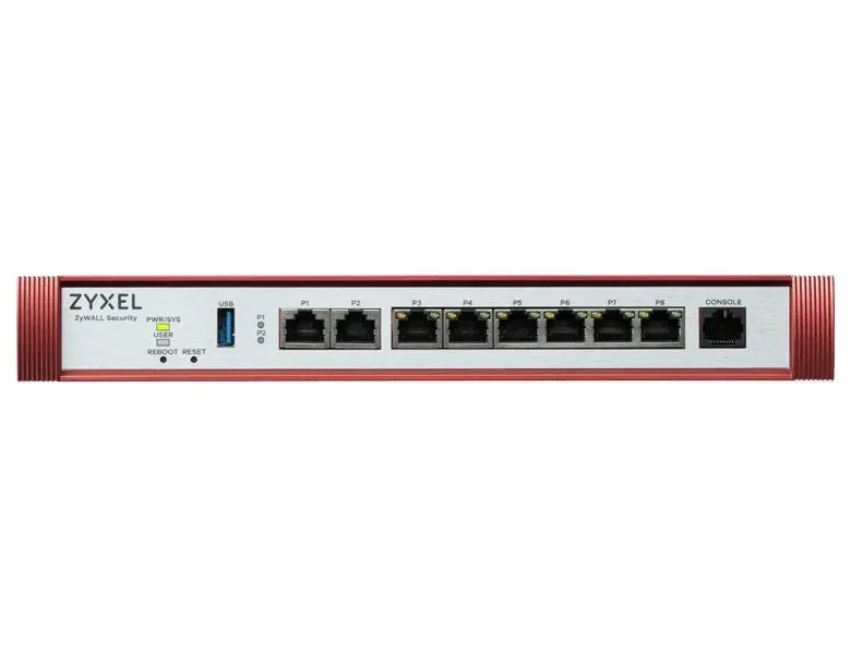 ZYXEL USG Flex 200H,2*2.5Gig.,6*1G,USB,1YR secur.