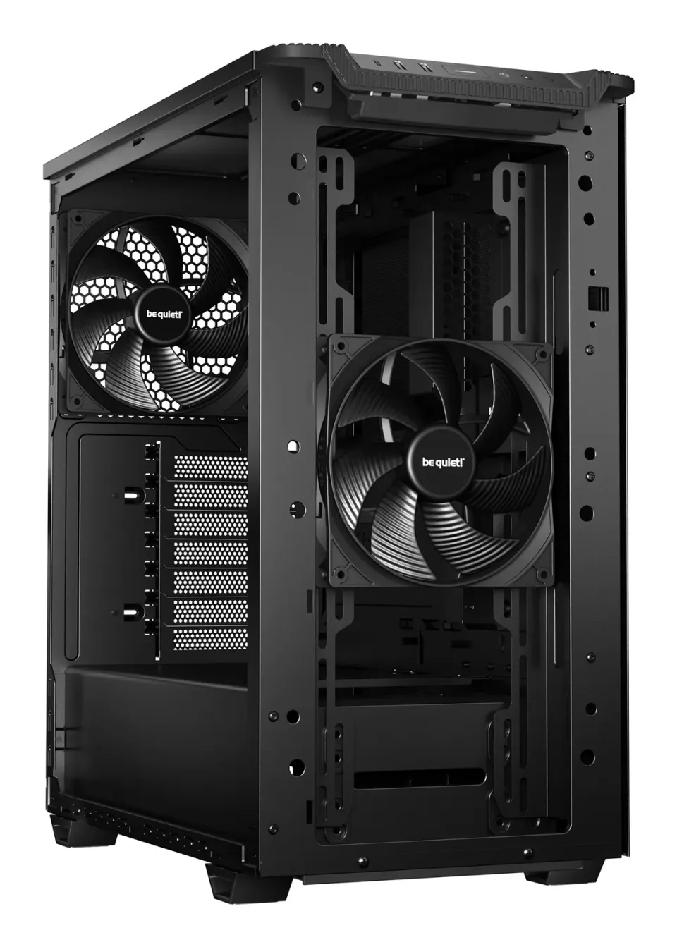 Be quiet! skříň PURE BASE 501 / ATX / 2x140mm fan / USB-C / černá