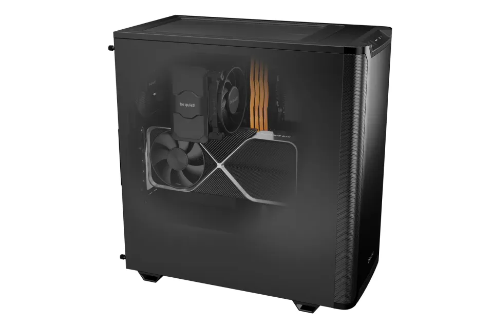 Be quiet! skříň PURE BASE 501 / ATX / 2x140mm fan / USB-C / černá