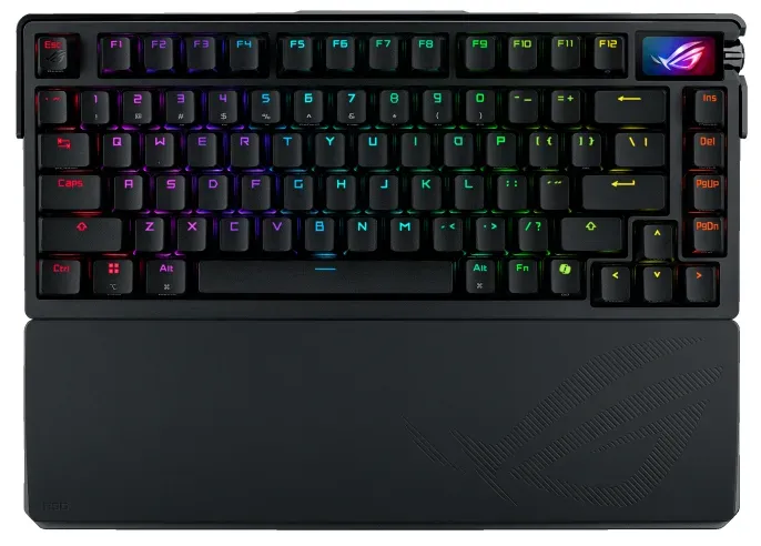 ASUS Klávesnice ROG Azoth Extreme, Mechanická, Bezdrátová BT, RF 2.4GHz, US, černá