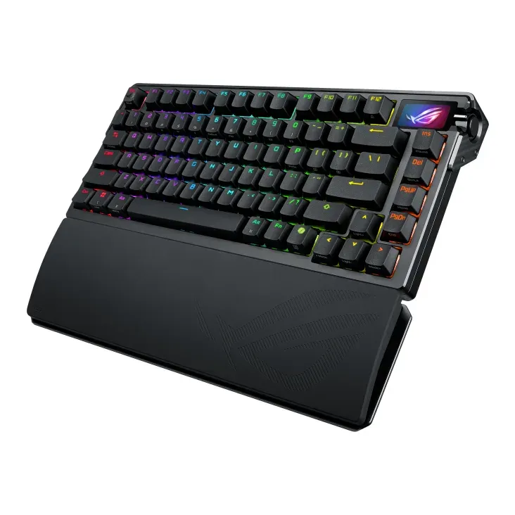 ASUS Klávesnice ROG Azoth Extreme, Mechanická, Bezdrátová BT, RF 2.4GHz, US, černá