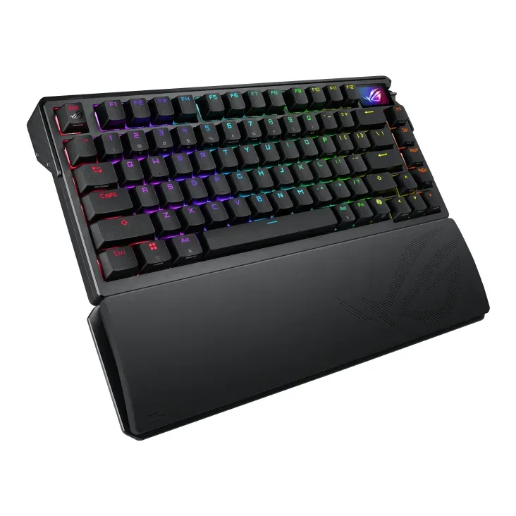 ASUS Klávesnice ROG Azoth Extreme, Mechanická, Bezdrátová BT, RF 2.4GHz, US, černá