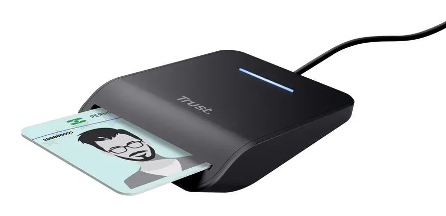 TRUST čtečka karet PRIMO (DNI, smartcard), externí, USB-C