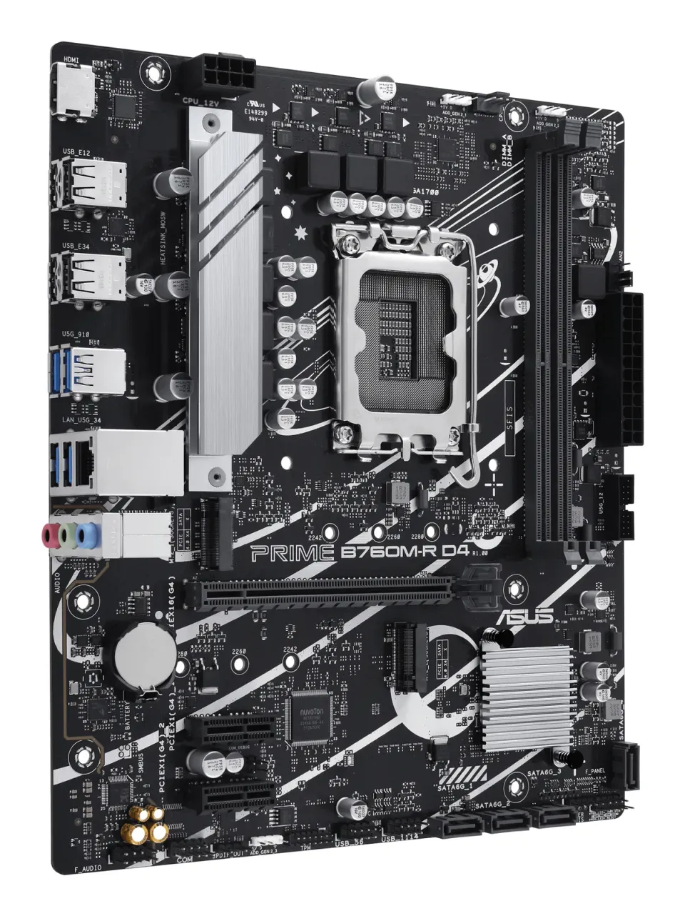 ASUS MB Sc LGA1700 PRIME B760M-R D4, Intel B760, 2xDDR4, 1xHDMI, mATX