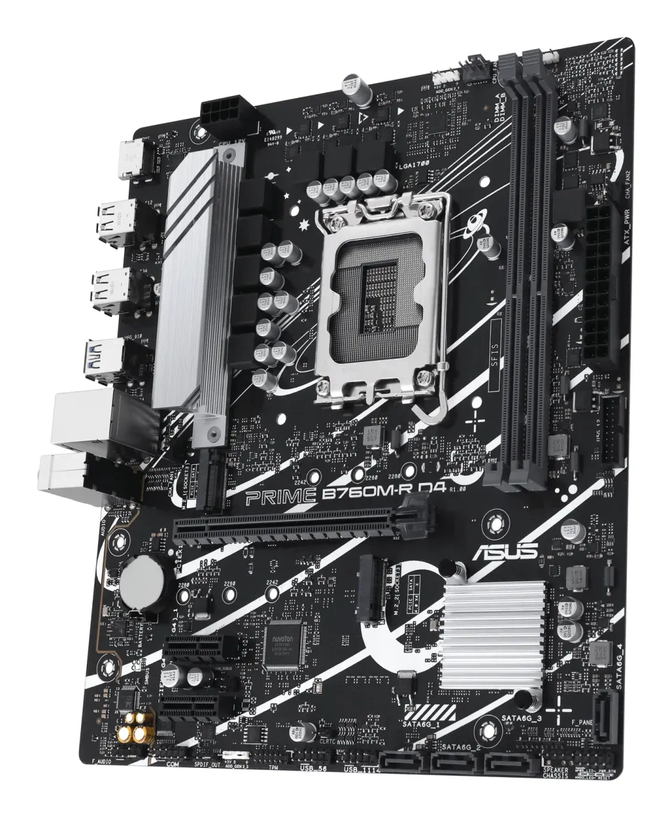 ASUS MB Sc LGA1700 PRIME B760M-R D4, Intel B760, 2xDDR4, 1xHDMI, mATX